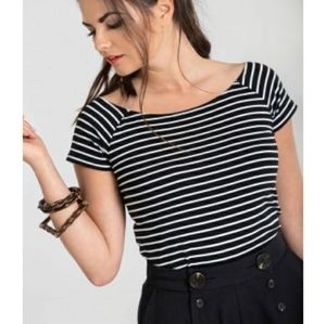 Hell Bunny Verity top blk